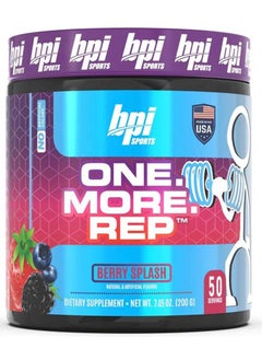 BPI SPORTS One More Rep Pre-Workout Powder - Berry Splash 250 gm 