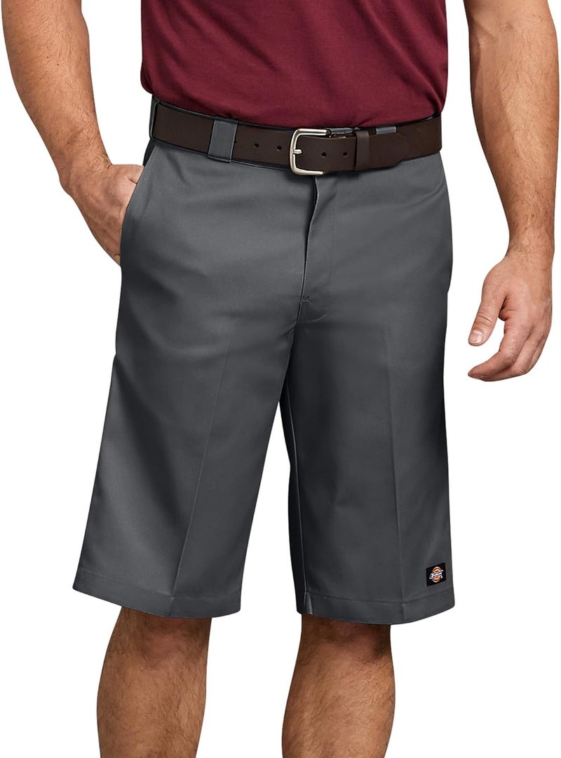 Dickies Men's 13-Inch Relaxed-Fit Work Short in Charcoal Gray - Image 1