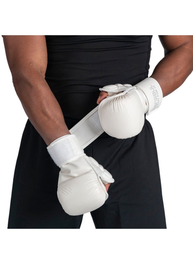 Sanabul  Battle Forged 7 OZ MMA Gloves White - Image 5
