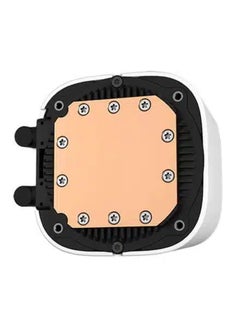 DEEPCOOL LE520 aRGB AIO Liquid CPU Cooler, 240mm Radiator, 2x High-Performance aRGB Fans, 500~2250 RPM Fan Speed, 85.85 CFM Fan Airflow, Hydro Bearing Type, R-LE520-WHAMMN-G-1 | White  - Image 2