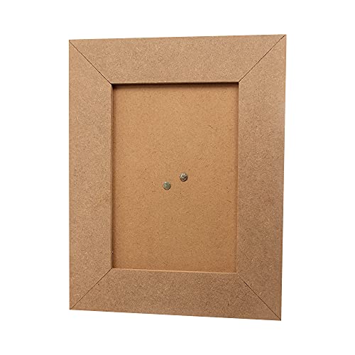 IVEI MDF Recycled Wood Do-it-Yourself Plain Photo Frame - for Activity - Decoupage (Photos: 7in X 5in) - Set of 2 - Image 1