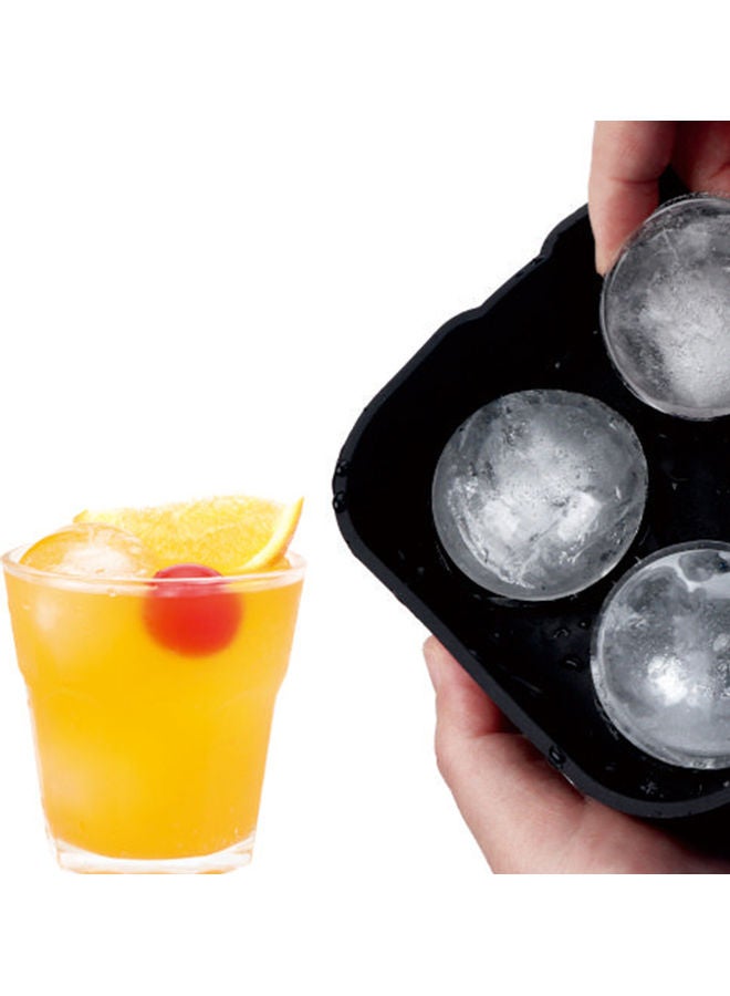 NIBEMINENT 2-Piece 4 Grids Ice Cube Trays Multicolour 10cm - Image 3