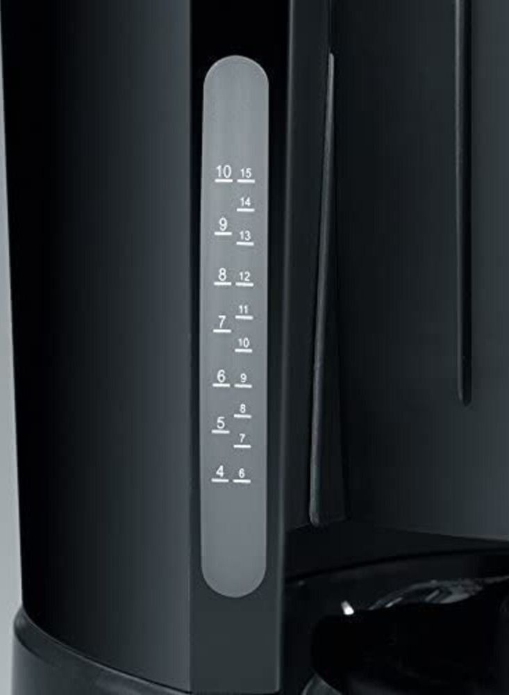 Severin Coffee maker for espresso and drip coffee with pitcher 1.25 liter 1000w ka 4191 black - Image 4