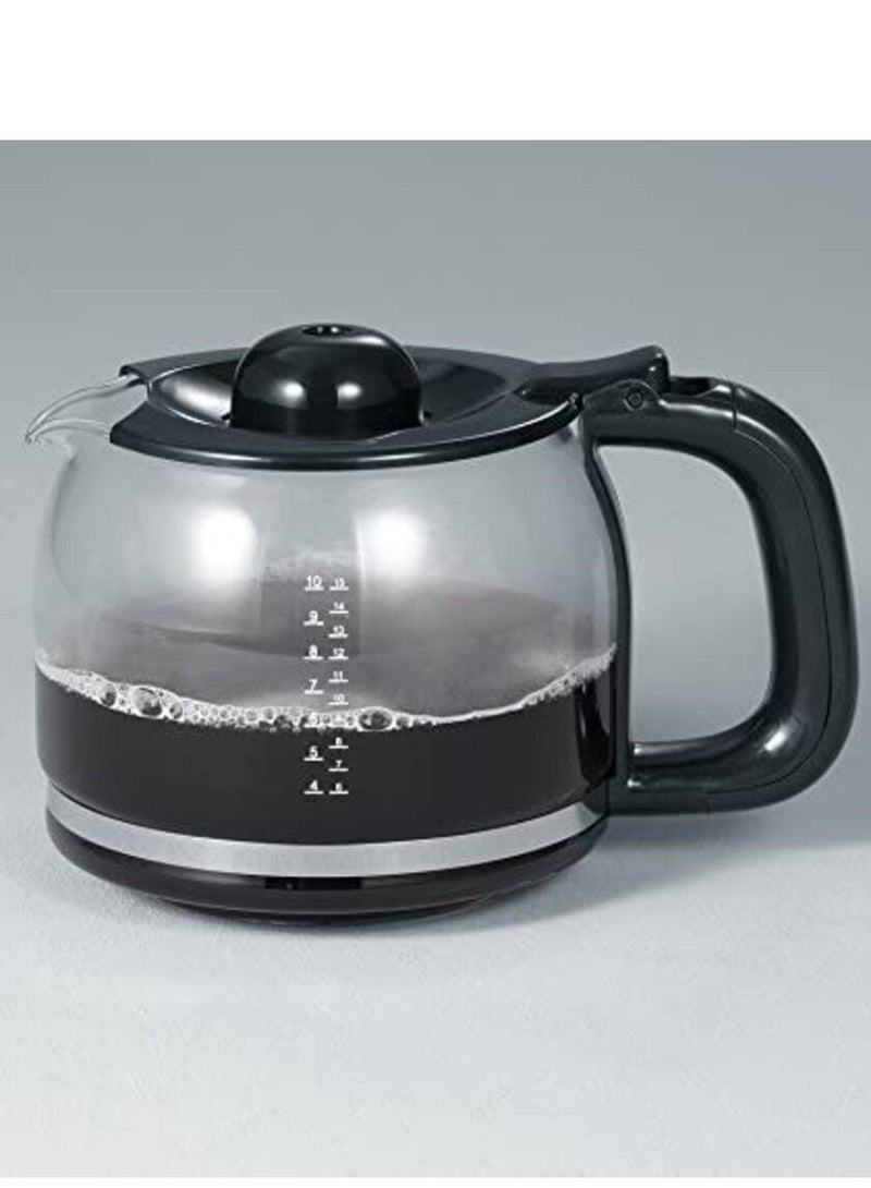 Severin Coffee maker for espresso and drip coffee with pitcher 1.25 liter 1000w ka 4191 black - Image 5