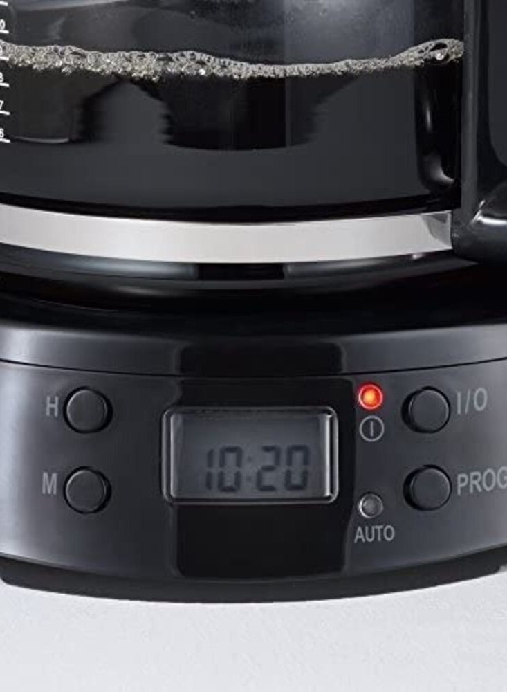 Severin Coffee maker for espresso and drip coffee with pitcher 1.25 liter 1000w ka 4191 black - Image 2