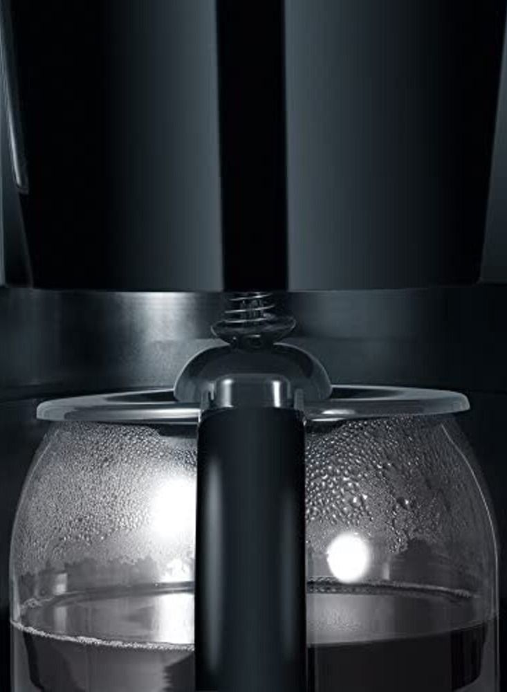 Severin Coffee maker for espresso and drip coffee with pitcher 1.25 liter 1000w ka 4191 black - Image 3