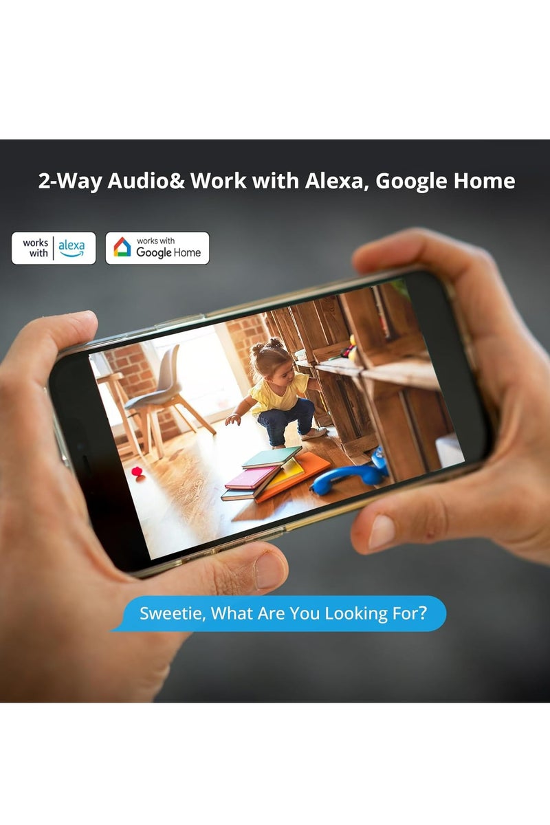 سونوف كاميرا مراقبة داخلية من SONOFF، CAM Slim بدقة 1080P، كاميرا واي فاي IP، أمان منزلي، مراقبة للأطفال مزودة بكاميرا، كشف الحركة، رؤية ليلية، نظام صوتي باتجاهين، متوافقة مع أليكسا وجوجل هوم. - Image 5