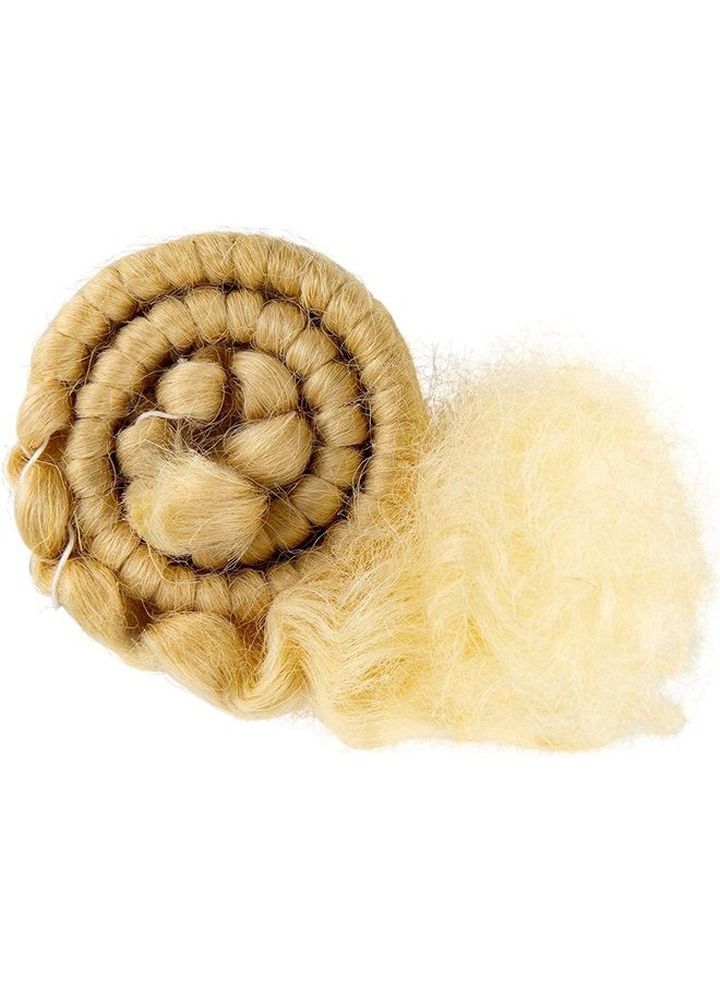 mehron Makeup Crepe Hair 12-inch Braid (Blond) - Image 2