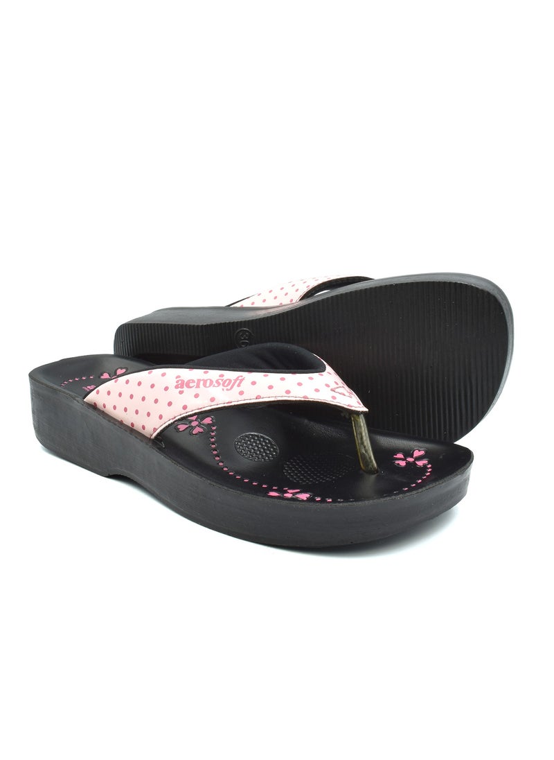aerosoft AEROSOFT A0879 LADIES PINK SLIPPERS  - Image 3
