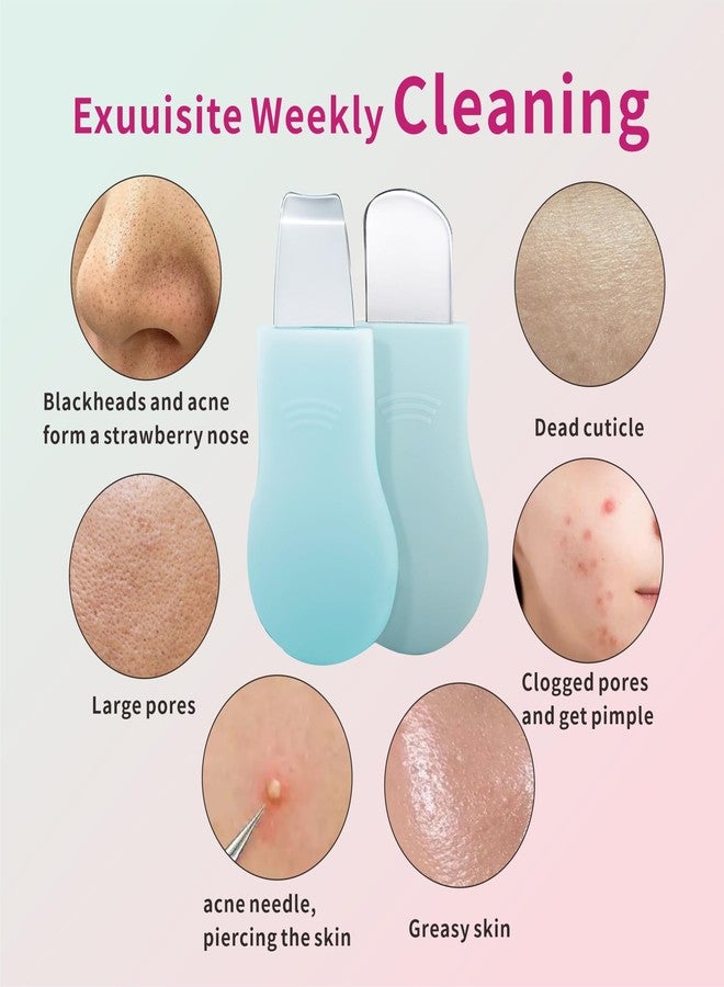 REVEX Silicone Nose Blackhead Remover Tool Set,Blackhead Scraper Tool,2Pcs Pore Cleaning Brush, Face Scrubber Skin Spatula, Pore Scrubber for Deep Cleansing,Face Exfoliator Scrubber for Women Men - Image 3