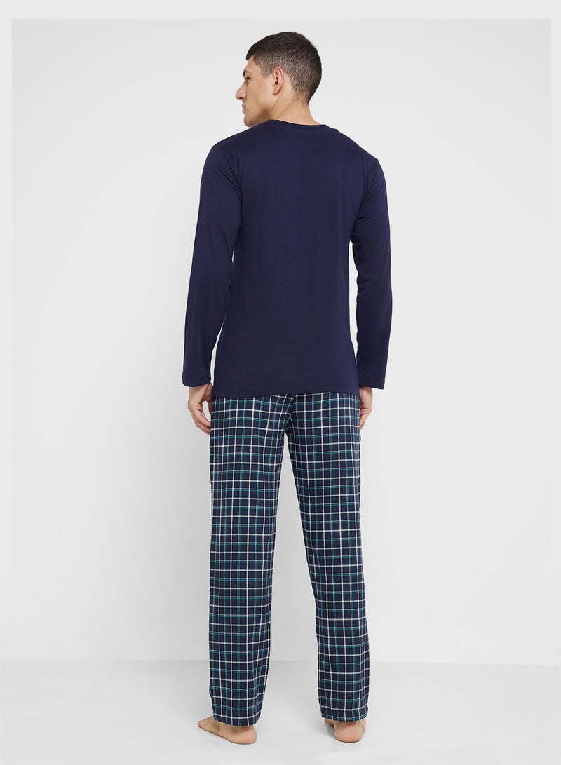 Robert Wood Nightwear T-Shirt & Pants Sets  - Image 2
