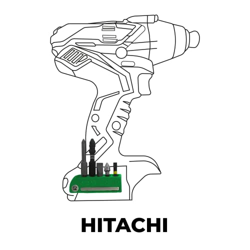StealthMounts Green Magnetic Bit Holder for Metabo HPT Hitachi and Hikoki 18v and 36v - Image 3