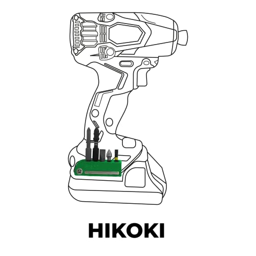 StealthMounts Green Magnetic Bit Holder for Metabo HPT Hitachi and Hikoki 18v and 36v - Image 4