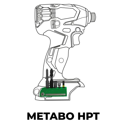 StealthMounts Green Magnetic Bit Holder for Metabo HPT Hitachi and Hikoki 18v and 36v - Image 2