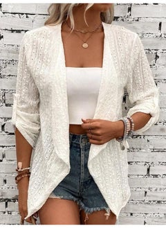 Generic Autumn And Winter European And American Temu Independent Station New Women's Clothing Solid Color Casual Cardigan Sleeve Button 