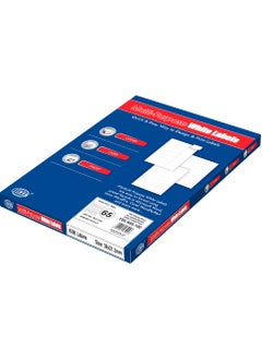 FIS FIS Multipurpose Laser Labels, Colour White, Size 38X21.2MM (65 Stickers x 100 Sheet)  6500 Labels, Size : A4 (21X29.7 CM) , Pack of 100 Sheets -FSLA65-100  - Image 1
