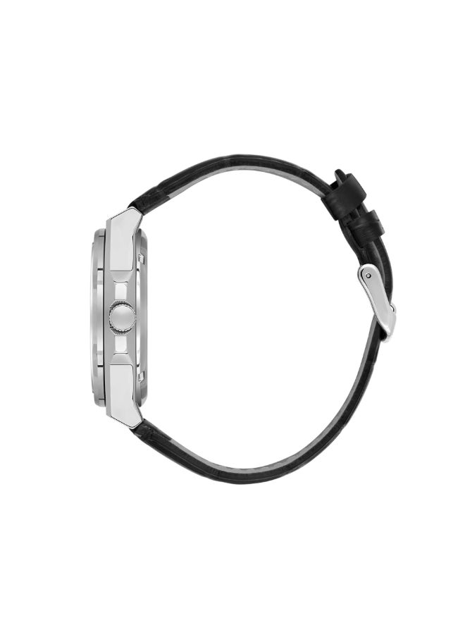 Lee Cooper Lee Cooper Men's Watch, Automatic  Display and Leather Strap - LC08050.351, Black  - Image 2