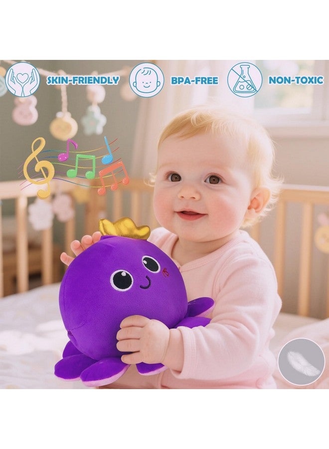 nicknack Octopus Baby Crawling Musical Interactive Toys with 97 Melodies, Talking Repeat Function Language Learning for Newborn Infant, Safe Plush Sensory Learning Montessori Toy for Toddlers Gift 0+ Months - Image 3