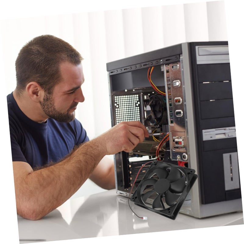120mm 12V DC Computer Cooling Fan Radiator Cooler for PC Enthusiasts - Image 5