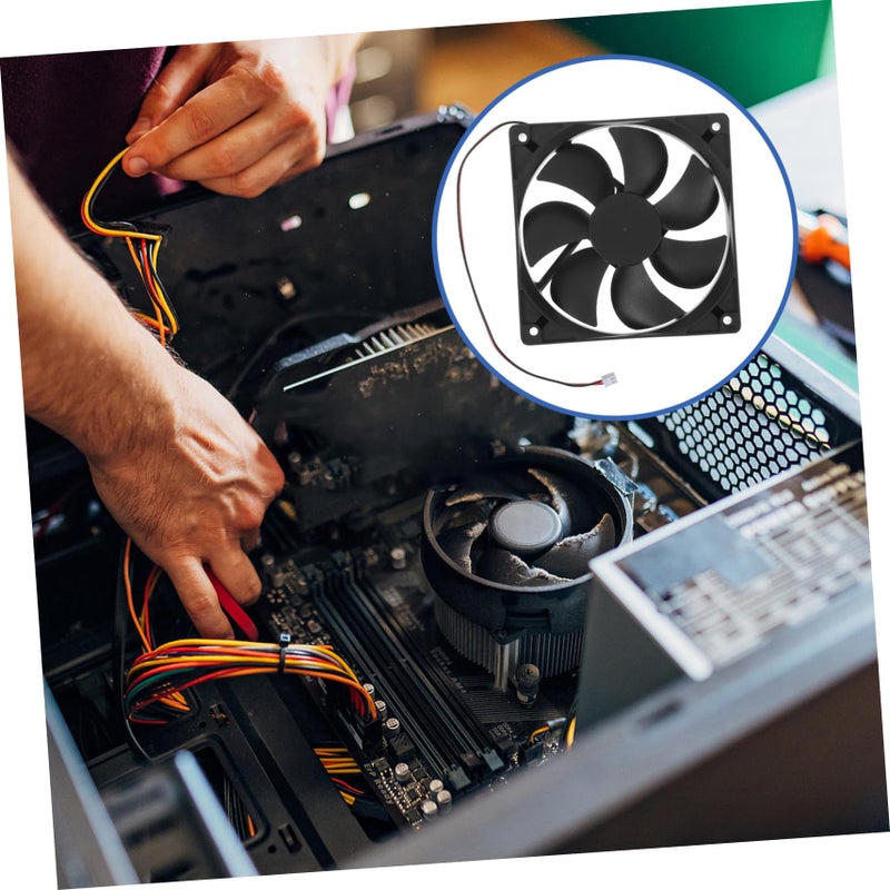 120mm 12V DC Computer Cooling Fan Radiator Cooler for PC Enthusiasts - Image 3