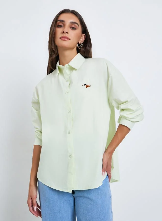 ستايلي Women Oversized Casual Shirt