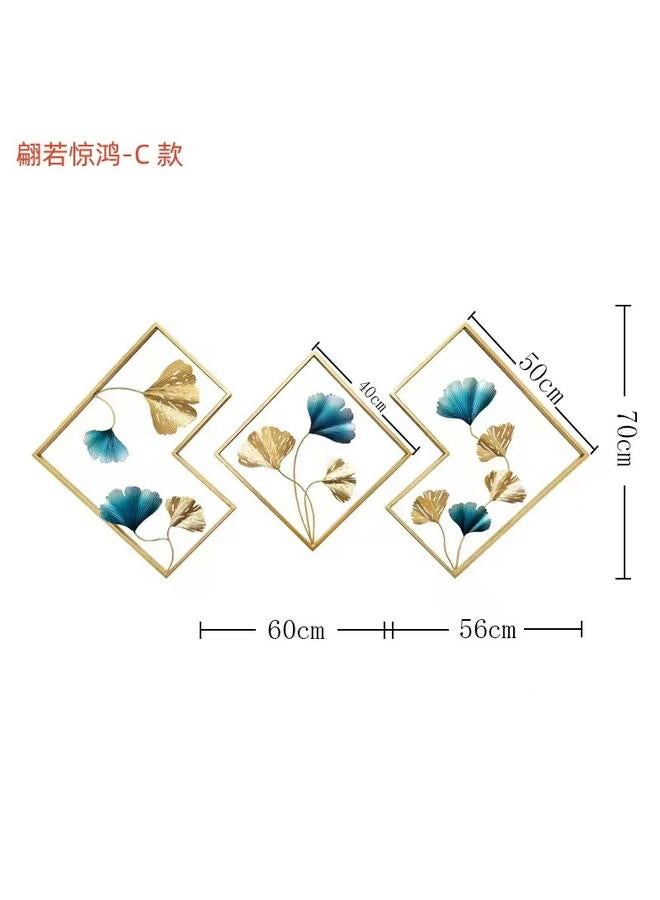 Bluejw Production Of Modern Minimalist Living Room Dining Room Wall Decoration Metal Iron Home Wall Background Wall Hanging - Image 1