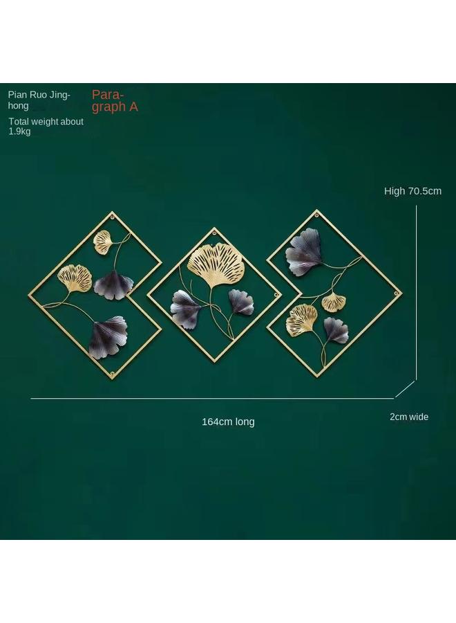 Bluejw Production Of Modern Minimalist Living Room Dining Room Wall Decoration Metal Iron Home Wall Background Wall Hanging - Image 2