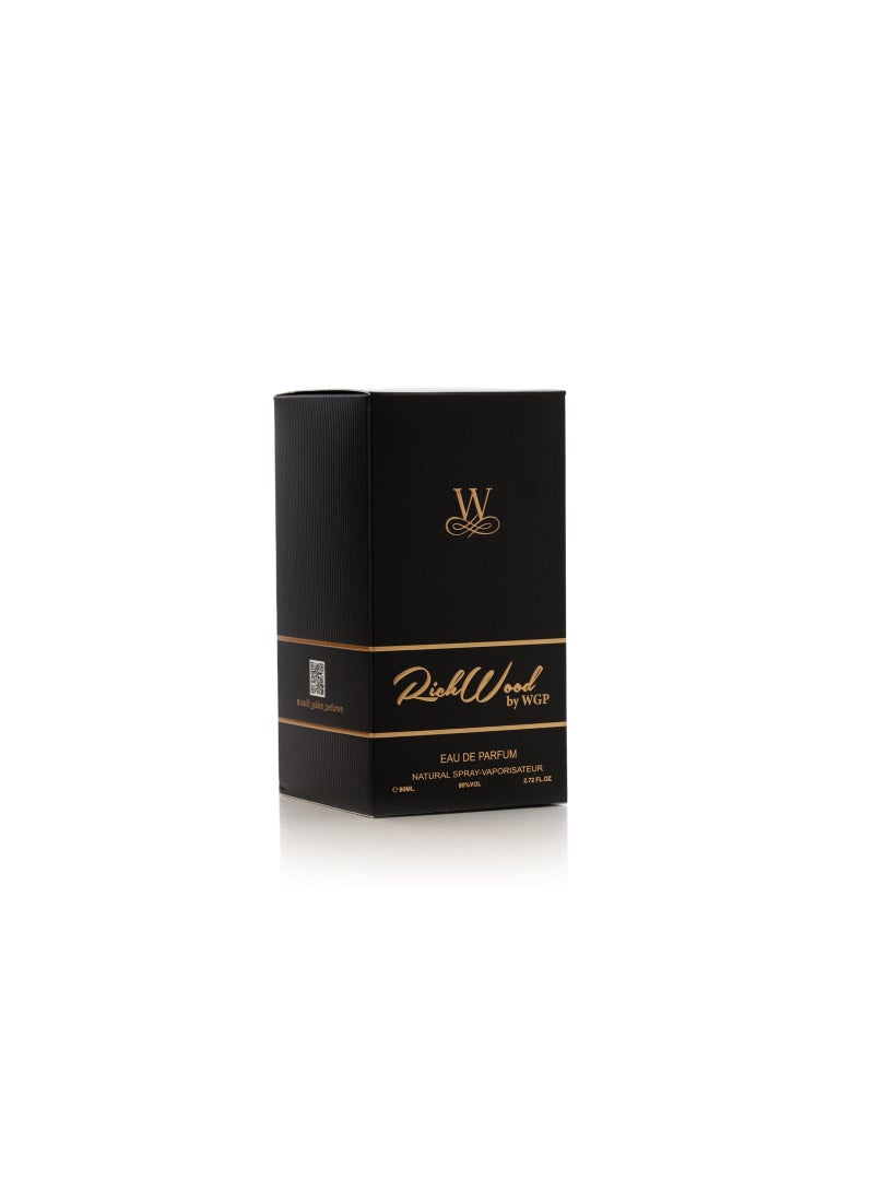 WORLD GOLDEN PERFUMES WORLD GOLDEN PERFUMES Rich Wood Eau De Parfum 80ml - Luxury Natural Spray  - Image 2