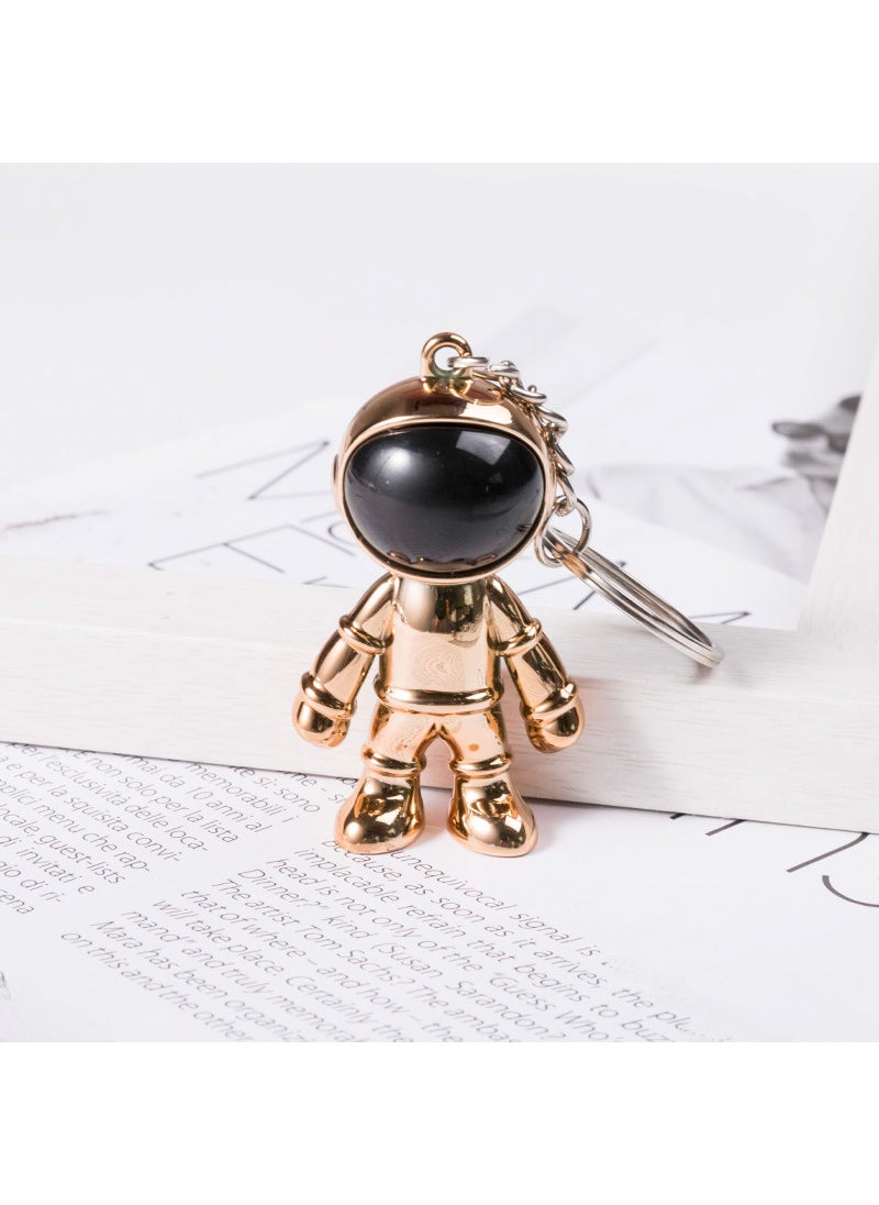 Generic - Astronaut Keychain 3D Space Explorer Bag CharmColorful Gold don't key chain Colorful Gold don't key chain - Image 1