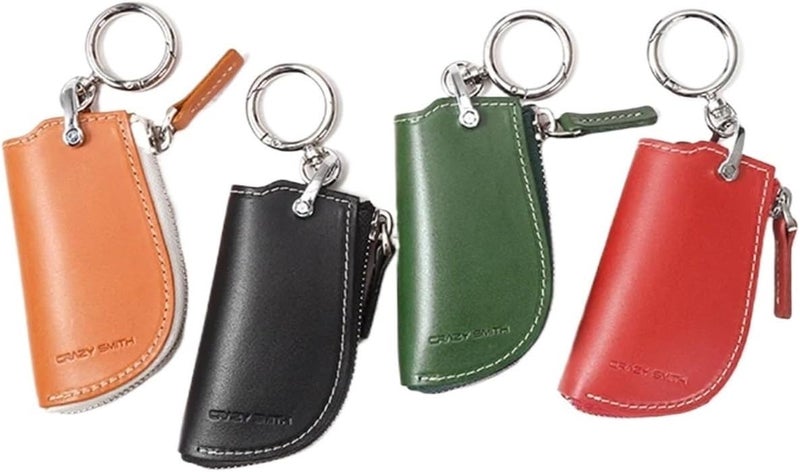 Leather Key Organizer 3 Pcs Multifunctional Car Key Holder/car Case/key Wallet For Men, Key Chain Organizer - Image 1