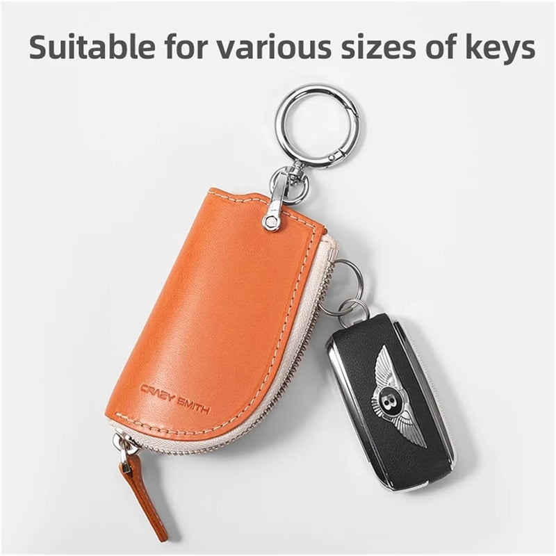 Leather Key Organizer 3 Pcs Multifunctional Car Key Holder/car Case/key Wallet For Men, Key Chain Organizer - Image 3