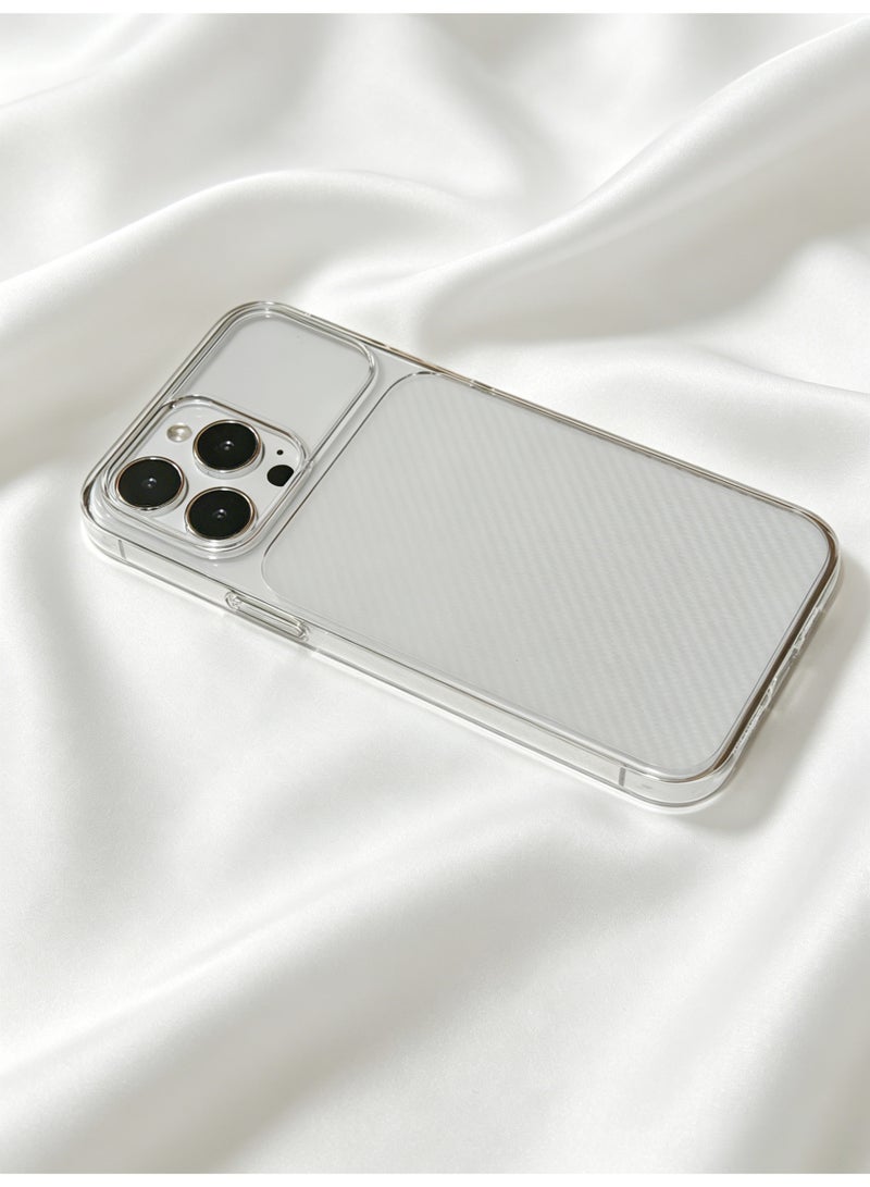 Transparent iPhone 13 Pro Max Case with Tactile Textured Grip - Image 4