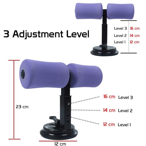 SOLDTRUE Sit-ups and Push-ups Assistant Device, Household Fitness Equipment for Abdominal Muscle Exercise Machine Portable Self Suction, Ab-Normal Gym Workout - Image 5