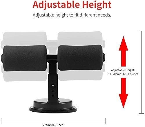 SOLDTRUE Sit-ups and Push-ups Assistant Device, Household Fitness Equipment for Abdominal Muscle Exercise Machine Portable Self Suction, Ab-Normal Gym Workout - Image 3