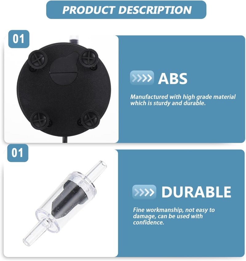 Aquarium Air Pump USB Oxygenation Pump for Fish Tank with Single Air Outlet 110v Aquarium Accessories for Home and Travel Use - Image 3