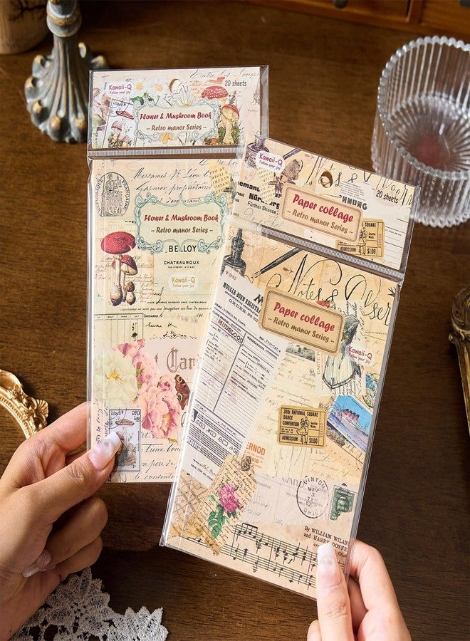 DHAVAL Angel Memory Booklet: Pack of 4, 20 Sheets Self-Adhesive Vintage Washi & PVC Stickers, Elegant Angel Designs for Scrapbooking, Journaling, DIY Craft - Image 2