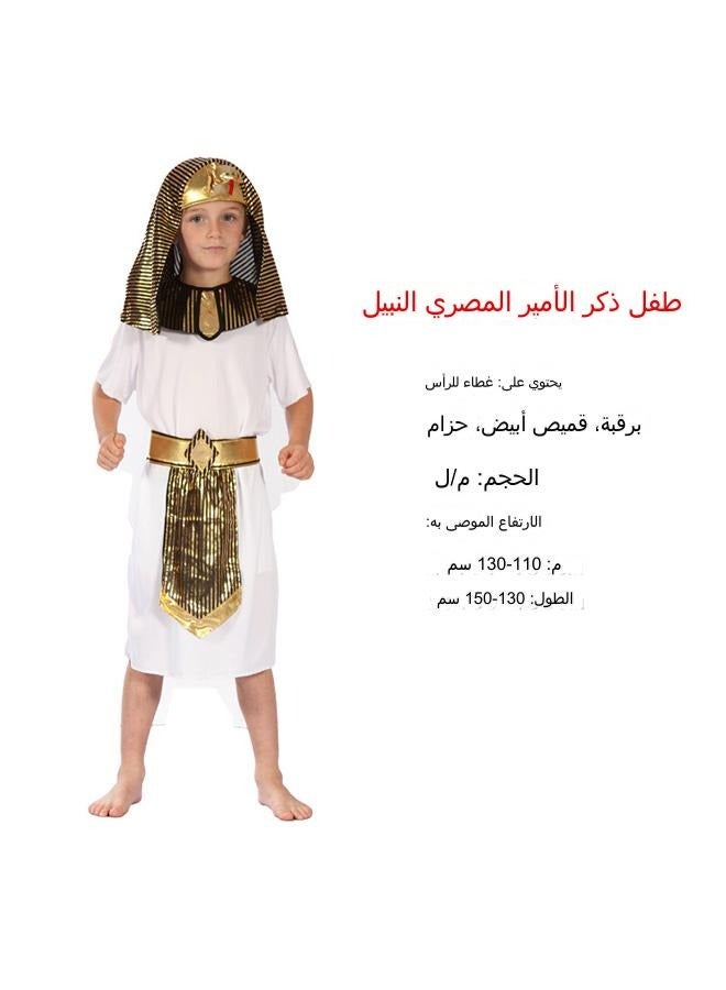 زي الفرعون المصري للأطفال، زي الملكة المصرية، زي الفرعون للرجال... - Image 1