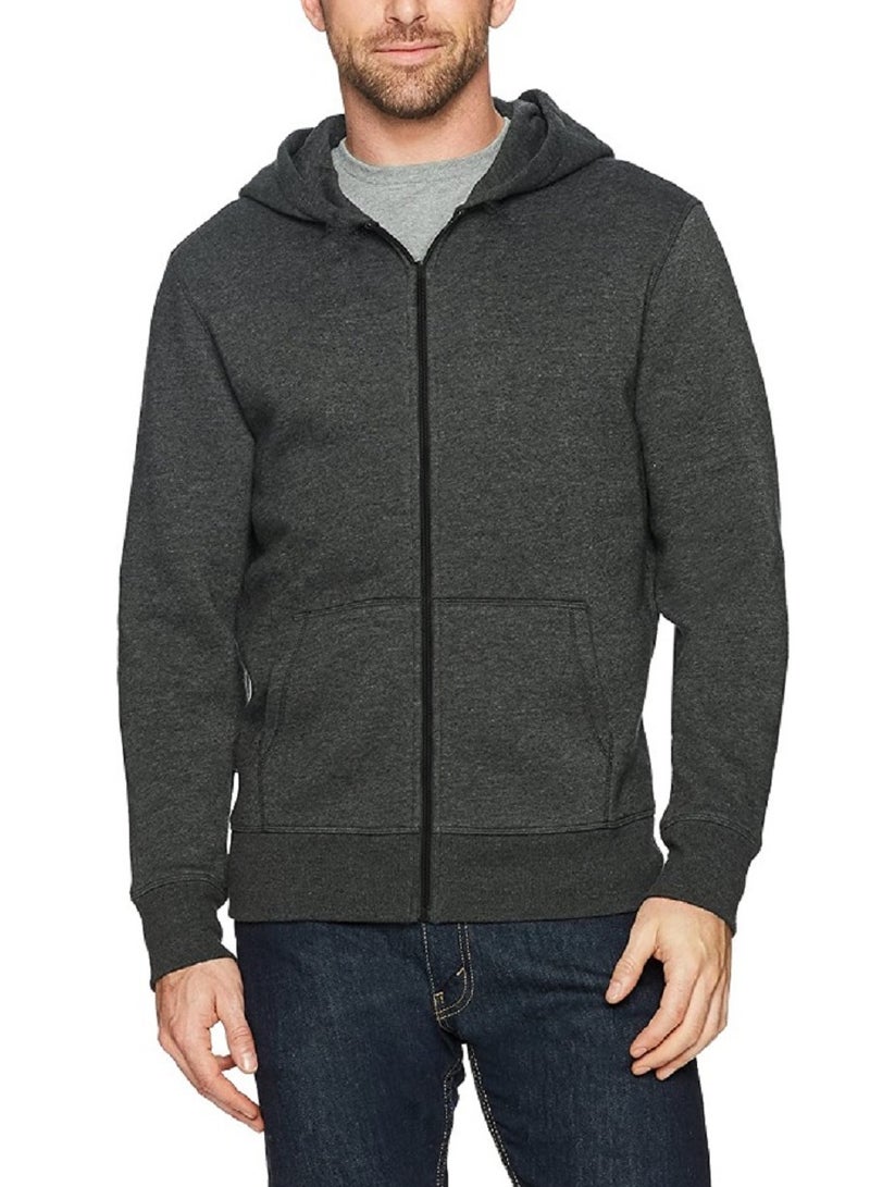 general Casual Zipped Hooded Sweatshirt - Image 1