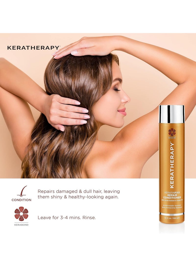 KERATHERAPY Keratin Infused KeratinFIXX 20-in-1 Leave-in, 4.2 fl. oz., 125 ml - Smoothing Leave in Conditioner Transforms Your Hair with 20 Benefits in 1 Easy Step - With Caviar Extract, & Argan Oil - pzsku/Z20EBCA5E5CC61600C540Z/45/_/1738987745/ef48b55b-9796-4c15-bf5a-e9249a57c1b2