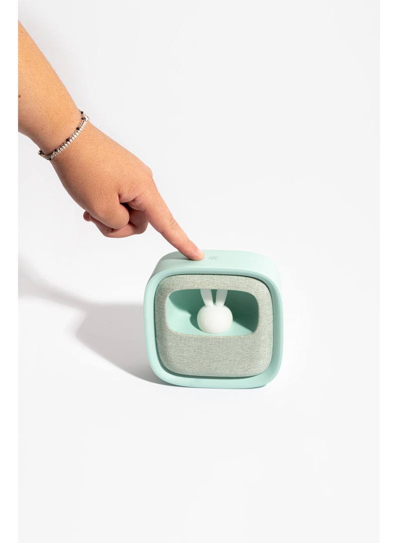 MOB Billy turquoise clock and night light with alarm function and modern design, suitable for bedrooms and children's rooms - Image 5