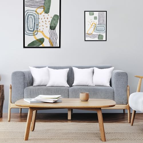 Utopia Bedding Throw Pillows (Set of 4, White), 12 x 12 Inches Pillows for Sofa, Bed and Couch Decorative Stuffer Pillow - Image 3