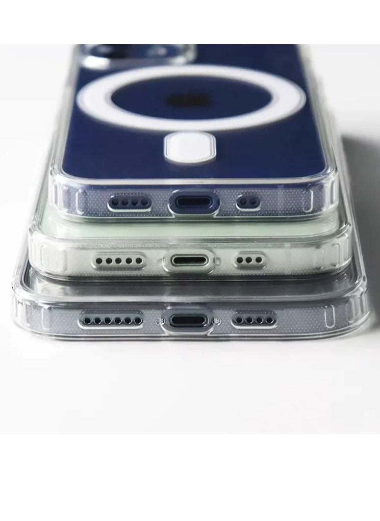 ten.tech - Ten tech Magnetic Clear Case Designed for iPhone 14 pro max – Compatible with MagSafe Charger, Support Magnetic Car Mount Wireless Charging, Soft Press Buttons Scratch Resistant – ten tech - Image 1