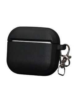 Generic Silicon Case for Oraimo 3C, AirPods Cover Protective Case with Hook Headphones Silicon Case (LED Visible) (Supports Wireless Charging) for Oraimo 3c - Black 
