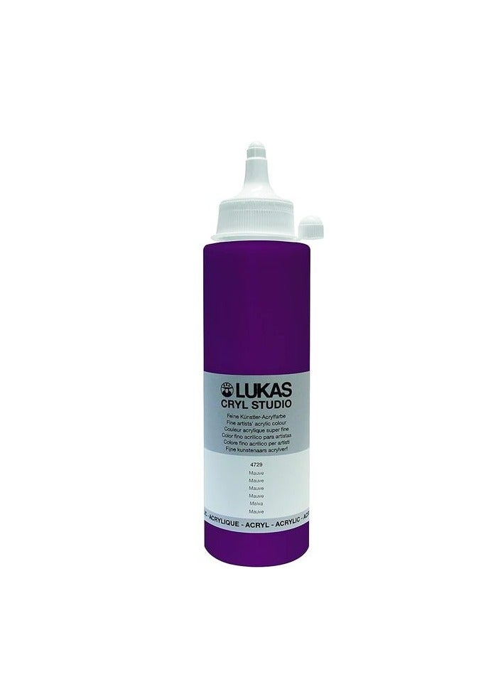 Lukas Cryl Studio Acrylic Paint 250ml Mauve