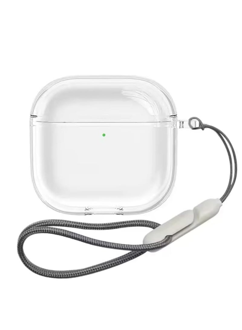 Compatible with AirPods 4 (2024), Soft Silicone Full Protective Cover for Apple AirPods 4 Case with Keychain, Compatible with AirPods 4th Generation...  - Image 1