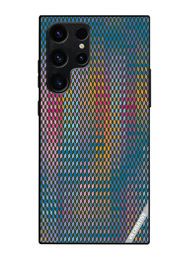 VR CREATIVE Protective Case Cover For Samsung Galaxy S25 Ultra Abstract Design Multicolour