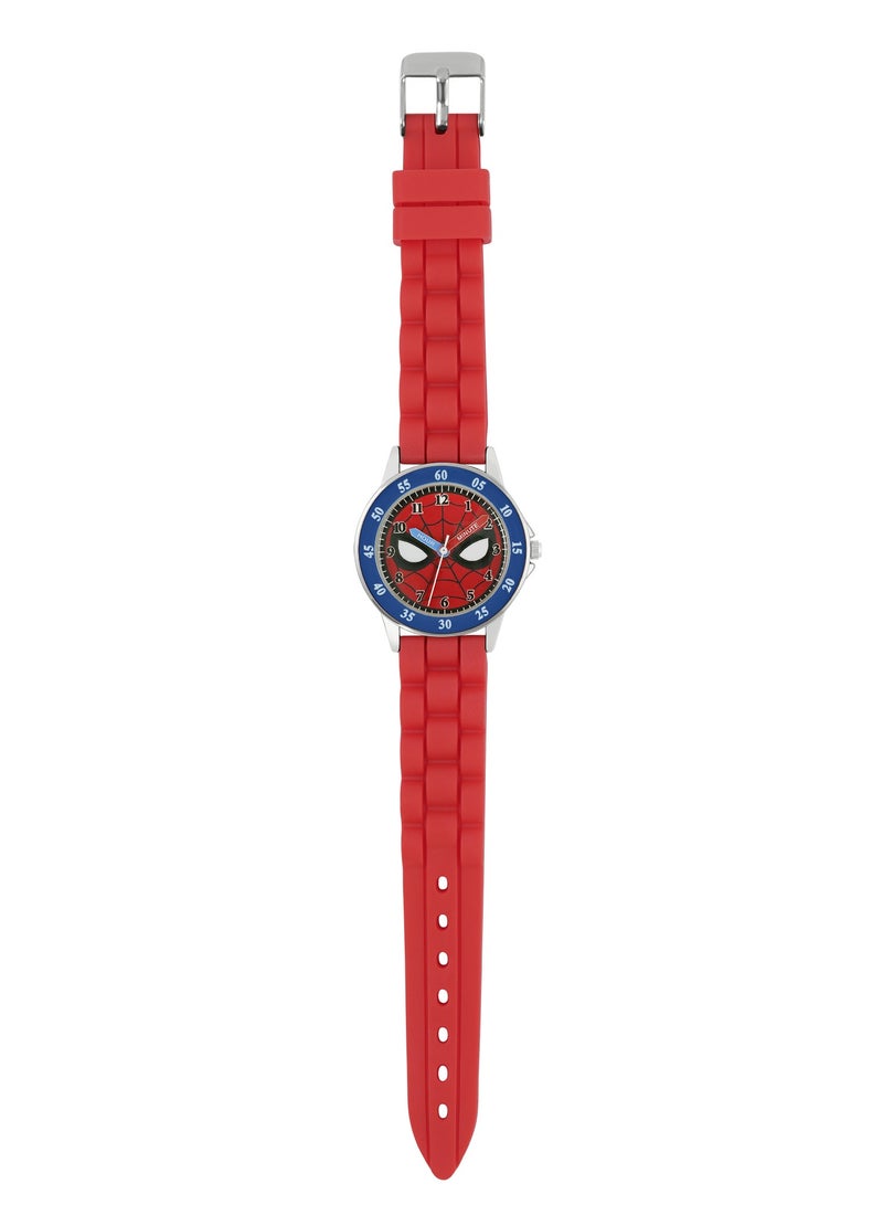 Disney Marvel Spiderman Red Silicon Strap Boys Watch - SPD9038 - Image 3