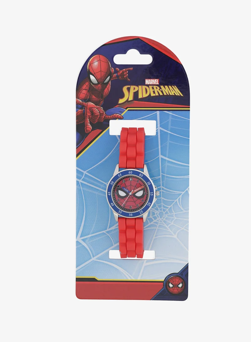 Disney  Disney Marvel Spiderman Red Silicon Strap Boys Watch - SPD9038 for Men | Best Price UAE