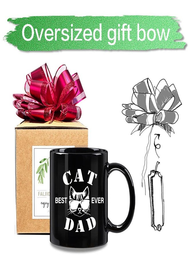 FALJIOK Best Cat Dad Ever Novelty Cat Coffee Mug Gifts for Dad Father Grandpa, Cat Dad Mug, Best Cat Dad Coffee Mug, Cat Dad Mug Gifts for Cat Lover, Cat Mug Gifts for Christmas - Image 4