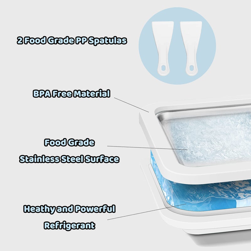 JoyMech JoyMech Instant Ice Cream Maker Ideal for Making Soft Serve Ice Cream Slushies Frozen Yogurt Sorbet Gelato Rolled Ice Cream  - Image 5